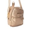 Mini Mochila Feminina Passeio Lisa Zíper Bolsa Casual - 3