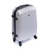 Mala de Viagem pequena prata em ABS rodas 360° Jean Pierre - 1