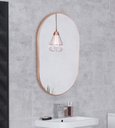 Ver imagem 4 de Espelho Oval Londres 80x50cm com Borda Rosa