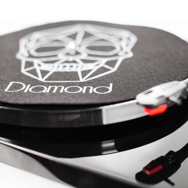 Vitrola Toca Discos Diamond Preta Echo Vintage - 2