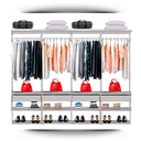 Ver imagem 1 de Closet Aramado - Linear Clr285 Gav Cor:branco;tamanho:2,80