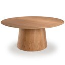 Ver imagem 2 de Mesa de Jantar 6 Lugares Redonda 150cm Georgia B05 Amêndoa Cinamomo - Lyam Decor