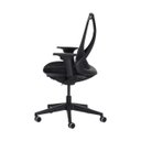 Ver imagem 3 de Cadeira Ergonômica Escritório Grid Diretor Preta Base Giratória Altura Ajustável