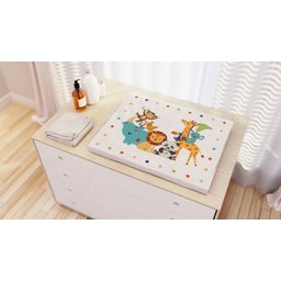 Kit de Berço Enxoval de Bebê Safári Leão Animais - Kt169 - 4