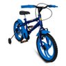 Bicicleta Infantil Aro 16 Hot Car Azul - Ello Bike - 1