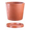 Kit Vaso e Prato Reto Badi Terracota 42 Terrano - 1