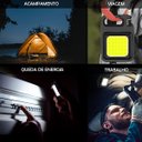 Ver imagem 5 de Mini Lanterna de Bolso Recarregável Led Lâmpada Acampar