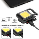 Ver imagem 3 de Mini Lanterna de Bolso Recarregável Led Lâmpada Acampar