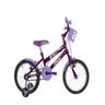 Bicicleta Infantil Aro 16 Roda Alumínio Paty Violeta - Ello Bike - 1