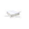 Cama Box Baú King Size Bi-Partida 193x203x42 Suede Bege Alfa - 2