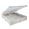 Cama Box Baú King Size Bi-Partida 193x203x42 Suede Bege Alfa - 1