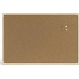 Quadro Painel Aviso Cortiça Moldura Madeira 40x30cm - 2