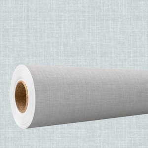 Papel de Parede 3d Auto Adesivo Efeito Tecido Linho Cinza Claro Imita Algodão Vinilico 3m
