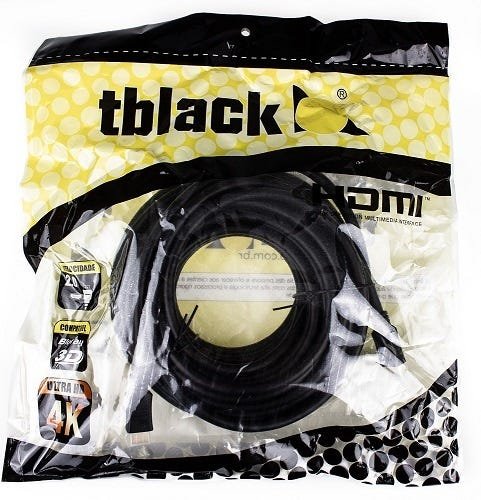 Cabo HDMI 2.0 15 metros Tblackrox - 2