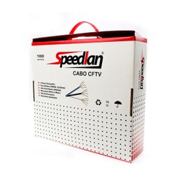 Cabo CFTV 4X24AWG CX100M AZ Speedlan - 3