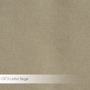 Ver imagem 4 de Kit 5 Cadeiras de Jantar Decorativa Base Aço Preto Luigi Linho Bege - Gran Belo