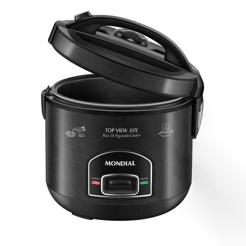 Panela Elétrica Mondial Pe-30-10x 127v Cozinhar 30cm Black