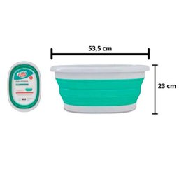 Cesto retrátil para roupas 18 lts Flash Limp - 7