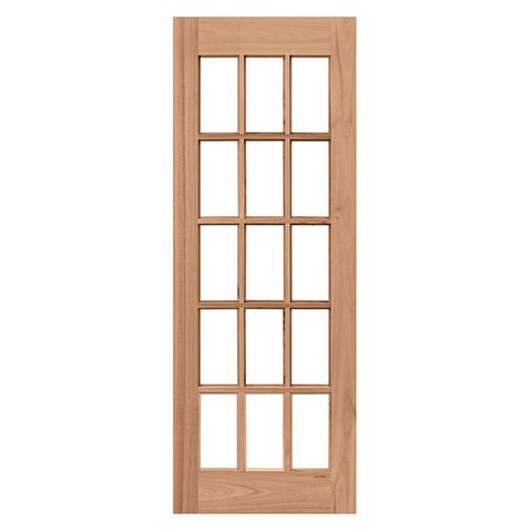 Porta de Madeira Maciça Pe15q de Eucalipto Linha Gold Esel Esquadrias - 2.10 (a) X 0.80 (l)