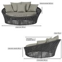 Ver imagem 2 de Chaise Hungria Pintura Fendi Corda Náutica E8 Trama Original Preto