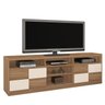 Rack para TV de Até 60'' Pinheiros 1 Prateleira 2 Portas Naturale Off JCM Movelaria - 1