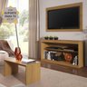 Rack com Painel e Suporte para TV até 55 Polegadas com Mesa de Centro Inovare Multimóveis Natural - 2