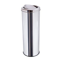 Lixeira Inox 30 Litros com Tampa Vai-e-Vem - 1
