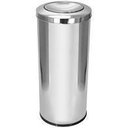 Ver imagem 1 de Lixeira Inox de 35 Litros com Tampa Vai-e-Vem