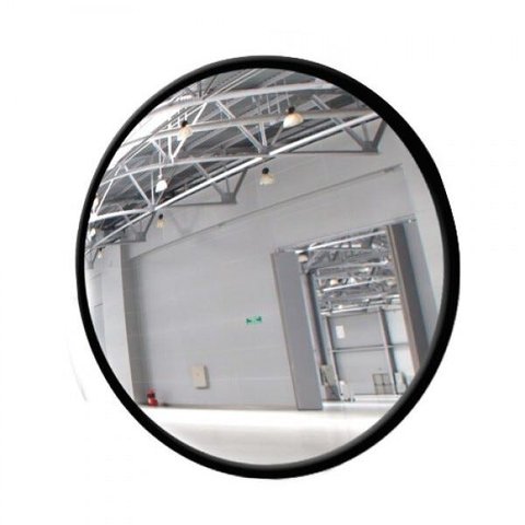 Espelho Convexo de 60cm Acabamento em Borracha