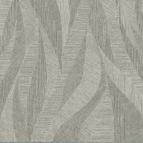 Papel de Parede Time Collection Folhas Folhagem Cinza