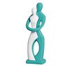 Estatueta Estatua Cerâmica Decoração Sala Casal Enlace Acqua - 1