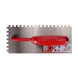Desempenadeira de Aço Dentada 28cm Rubi - Dente 8x8 - 4
