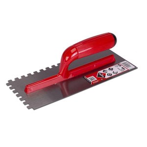 Desempenadeira de Aço Dentada 28cm Rubi - Dente 8x8