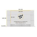 Ver imagem 5 de Painel com Suporte para Tv Até 60 Polegadas Branco