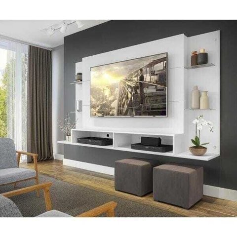 Painel com Suporte para Tv Até 60 Polegadas Branco