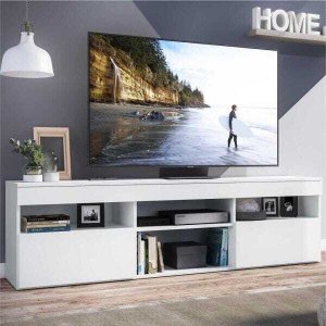 Rack para TV 65 Polegadas com 2 Portas Paris Multimóveis Branco