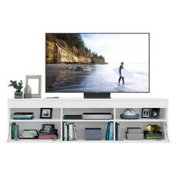 Rack para TV 65 Polegadas com 2 Portas Paris Multimóveis Branco - 5
