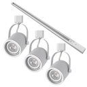 Ver imagem 1 de Kit Trilho 1 Metro com 3 Spots Nordecor Bell Ar70 Gu10 Bivolt Branco