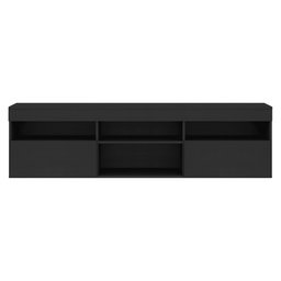 Rack para TV 65 Polegadas com 2 Portas Paris Multimóveis Preto - 4