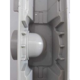 Ralo Linear Sifonado 5x50 Banheiro mod Grelha Inox Polida Tela Anti Insetos - Ficone Reis - 5