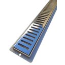 Ver imagem 6 de Ralo Linear Sifonado 5x50 Banheiro mod Grelha Inox Polida Tela Anti Insetos - Ficone Reis