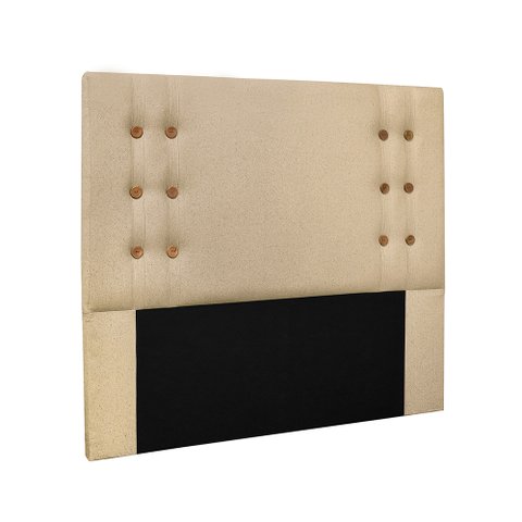 Cabeceira Cama Box King 195 Cm Genova Linho Dourado S04 - D'Rossi