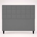 Ver imagem 5 de Cabeceira Decorativa Florem para Cama de Casal 140 cm Suede Cinza