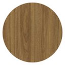 Ver imagem 1 de Mesa Saarinen Redonda 60cm Madeira Base Preta Freijó