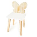 Ver imagem 4 de Cadeira Infantil de Madeira Borboletinha Kit Livro Educativo - Pinus