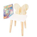 Ver imagem 2 de Cadeira Infantil de Madeira Borboletinha Kit Livro Educativo - Pinus