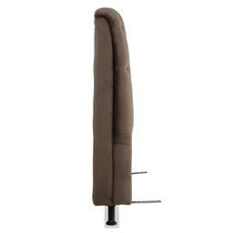 Cabeceira de Cama Box Casal Queen 158cm Padua Tecido Suede Veludo Marrom - 3