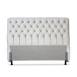 Cabeceira de Cama Box Casal Queen 158cm Padua Tecido Suede Veludo Bege - 2