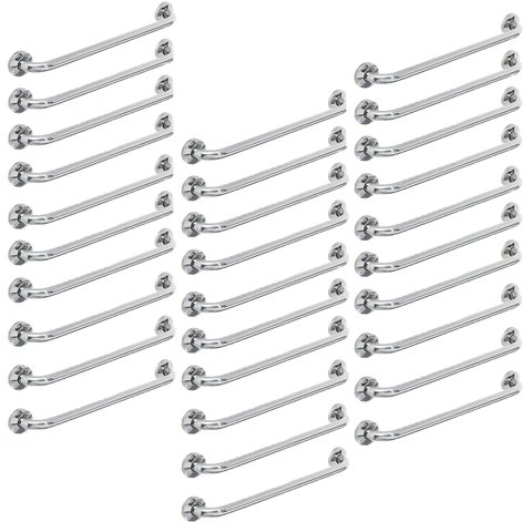 Barra Alça Apoio 80cm Aço Inox Kit 30 Uni Suporte Anti Queda Segurança Gestante Idoso Cadeira Banho 
