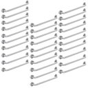 Ver imagem 1 de Barra Alça Apoio 80cm Aço Inox Kit 30 Uni Suporte Anti Queda Segurança Gestante Idoso Cadeira Banho